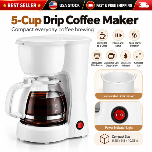 Small cup drip coffee maker - 5,