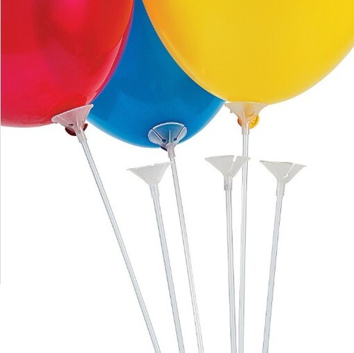 50x latex balloon rods - rods, sticks
