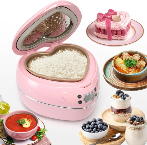 Peach heart shape rice - peach,